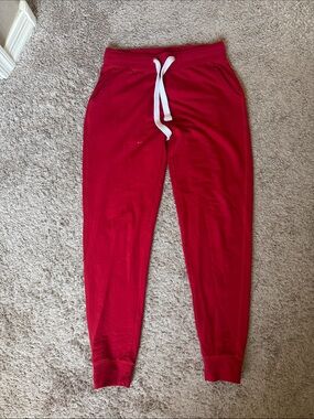 Reflex Red Jogger Pants with White Drawcord / R36